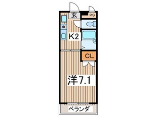 メゾン榎木町の物件間取画像